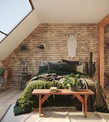 Rustic Bedroom 