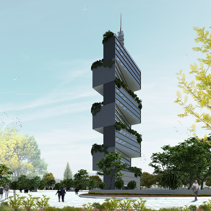 3dtrance limited - http://www.3dtrance.com
An afternoon shot of Edison Tower showcasing the proposed project from the Garden point of view.
Visualization for project 20 by 2020 for Sujimoto Construction.
Design by Stephen Ajadi (ACIDIO)
Visualization by Afolabi Olalekan (3DTRANCE)