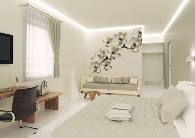 3d model hotel room