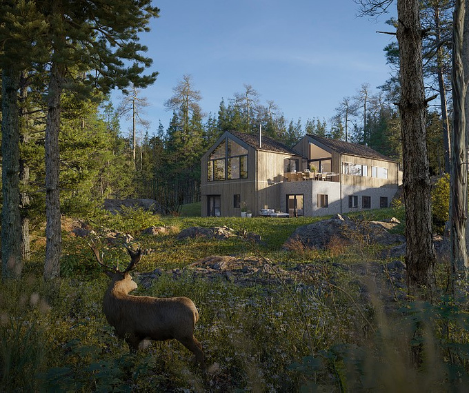 Hi all !
I want to share with you project recently completed in Norway: A house in the forest.
Software i used are: 3dsmax - corona render - photoshop . 
See high quality image: https://www.behance.net/gallery/180798241/IN-NORWAY
If you're interested. Feel free to contact:
+ Email: refl.studio@gmail.com
+ Whatsapp: +84 935 550 700
