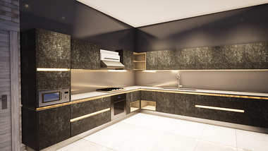 Modern Kitchen Design 2020 4K Unreal Enginer 4.23