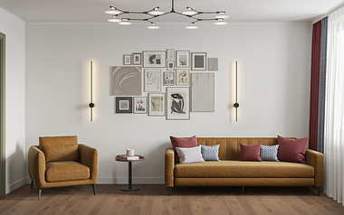 Apartment in Moscow, living room_2