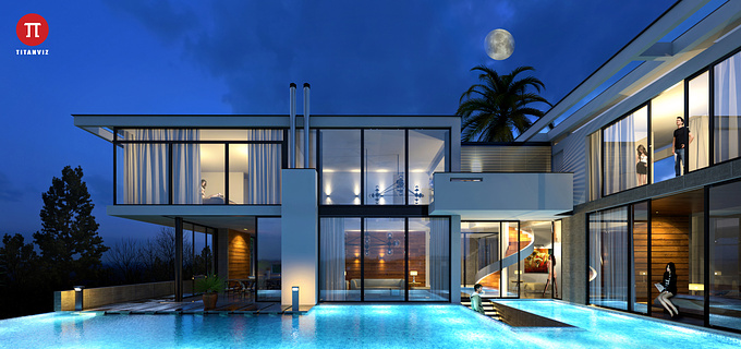 Mk Villa 
Design: Odin architects
Visualization: Titanviz
