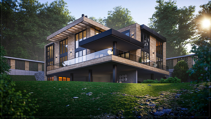 This residence found its place among the trees in Honduras rain forest.
Created in Cinema 4D and rendered with Octane Render