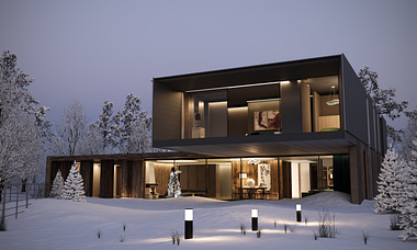 Christmas Architectural Visualizations
