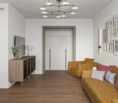 Apartment in Moscow, living room_2