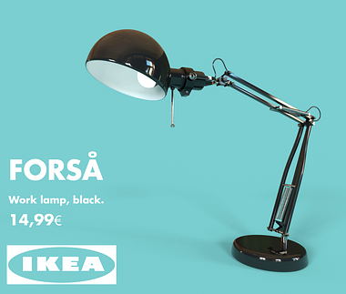 Ikea Lamp - Forsa