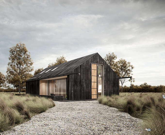 IDEAL ARCH VISUALS - http://www.idealarchvisuals.com
Single House in the dry grass field in a city of Poland.

visualized by our studio in 3Ds max, and rendered with fstorm.
