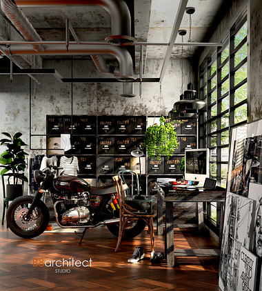 Working spaces architect & biker studio *Daylight