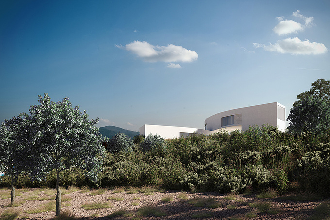 http://www.nakatomi.es
HOUSE IN AN OLIVE TREE FIELD_Fran Silvestre Architect (Ayora, Spain)
Workflow : 3ds Max + V-Ray + Adobe Photoshop

Find out more of our work: www.behance.net/NakatomiAV