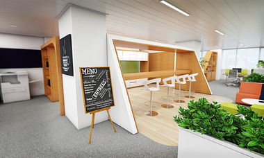 Workcafe for an office space