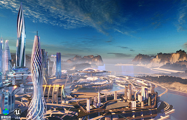 future city,made by ue4