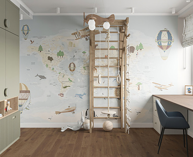 Apartment in Moscow, children room