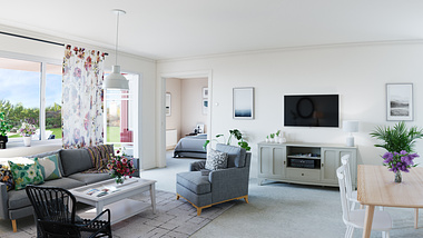 Livingroom - Senior Home Center in Sweden