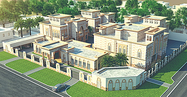 Villa for 4 sheikh brothers. Dubai.-u.a.e.