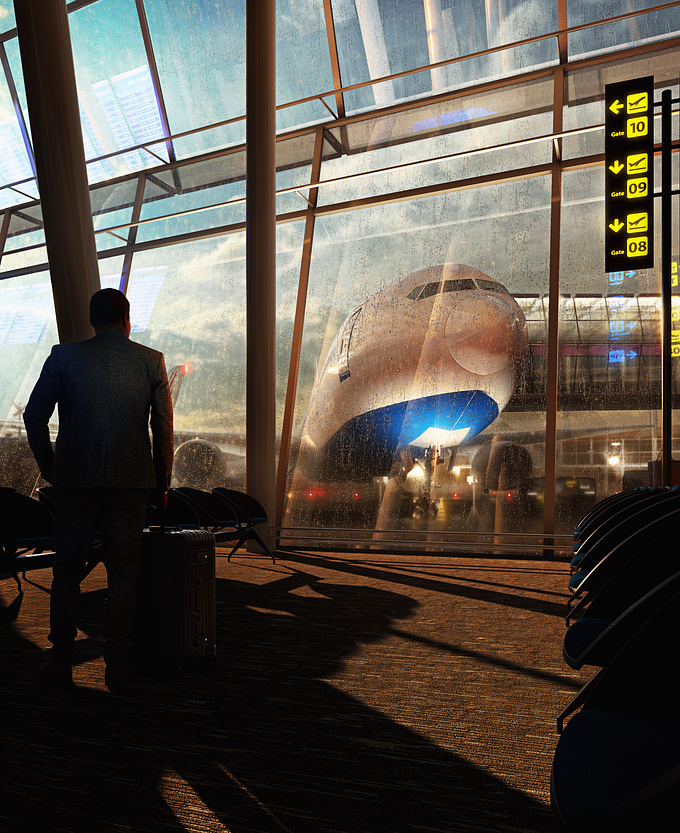 It's boarding time.

3Ds Max
Vray 
Photoshop