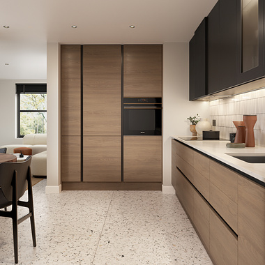 Tavola Oak Kitchen and Living Space