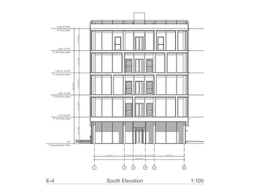 Mass Timber & Steel 5 Story Concept Building