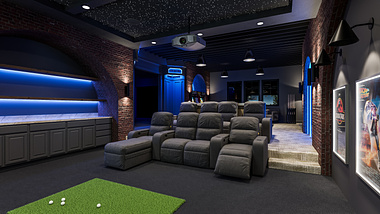 Theater Room/Entertainment Room
