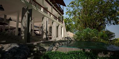 villa Pool Area