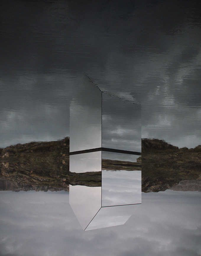 This piece is based off 'Mirror House' by artist Ekkehard Alteburger in 1996
Every week at Blank Canvas we run an internal competition based on a theme, this week: Reflections