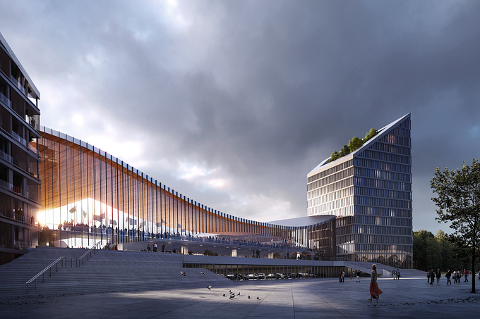 https://brickvisual.com
Architectural visualization for the Tapiolan Sports Park in Finland.