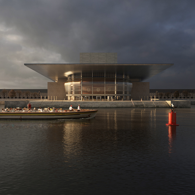In this personal project of mine, I propose a photo I took a few years ago in Copenhagen. The building is the new opera house, designed by the Danish architect Henning Larsen between 2001 and 2004.