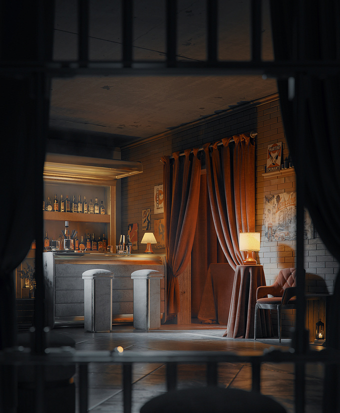 A personal tribute to Le Prisonnier. | Full 3D/CGI

A secret place. A place for a few.
There where wonderful cocktails come to life and where you go back in time.
There where the sweet and unique notes of Le Prisonnier transport you to unexplored places and inebriate your mind.