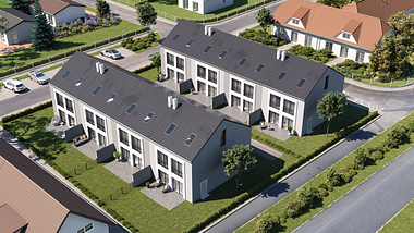 Architectural Visualization of the Terraced Houses