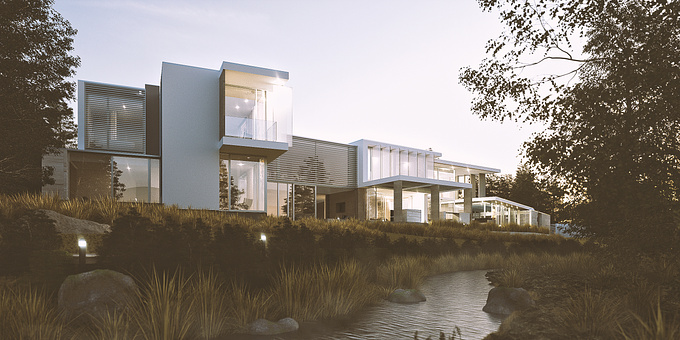 Sheppard and Rout Architects
Rendered using Octane Plugin for Archicad