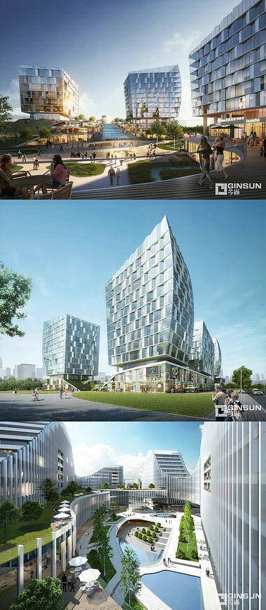 Jin Huan Information Industrial Park by Hizdesign