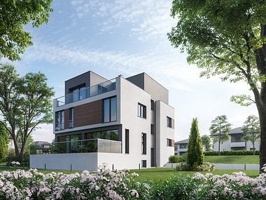 Architectural Rendering of the Detached House