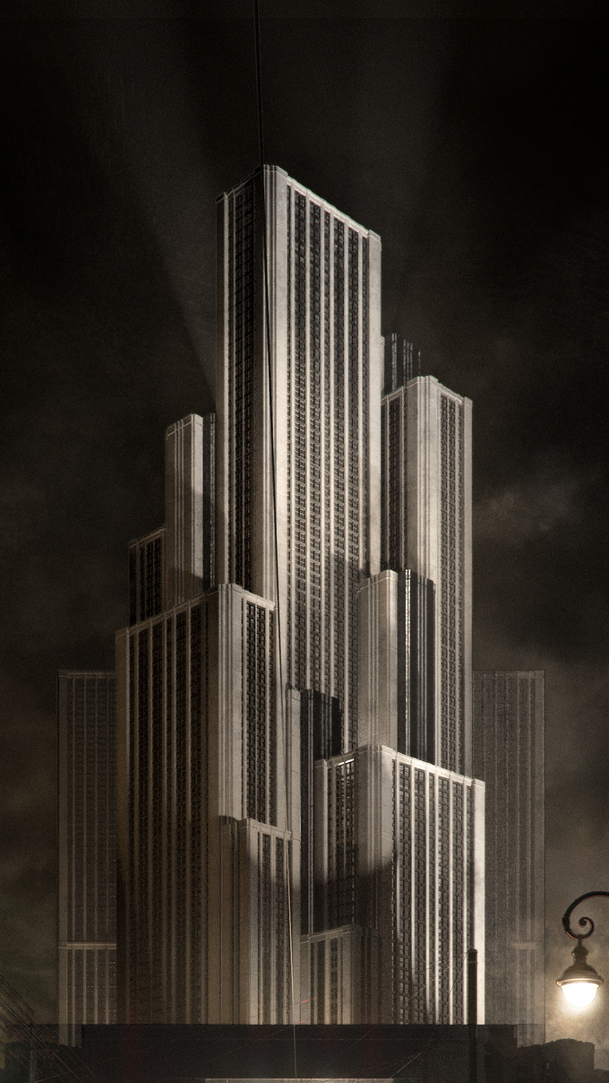 My entry for the d2conferences Hugh Ferriss Challenge. 