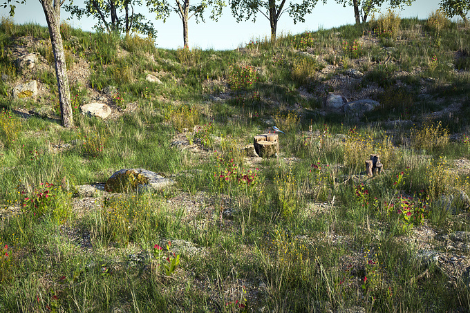 http://www.paulcraig3d.co.uk
Using my down time to keep my skills up. Nature scene created using Cinema 4d, Redshift, Photoshop.