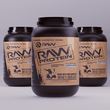 Raw Whey - Product Visualization