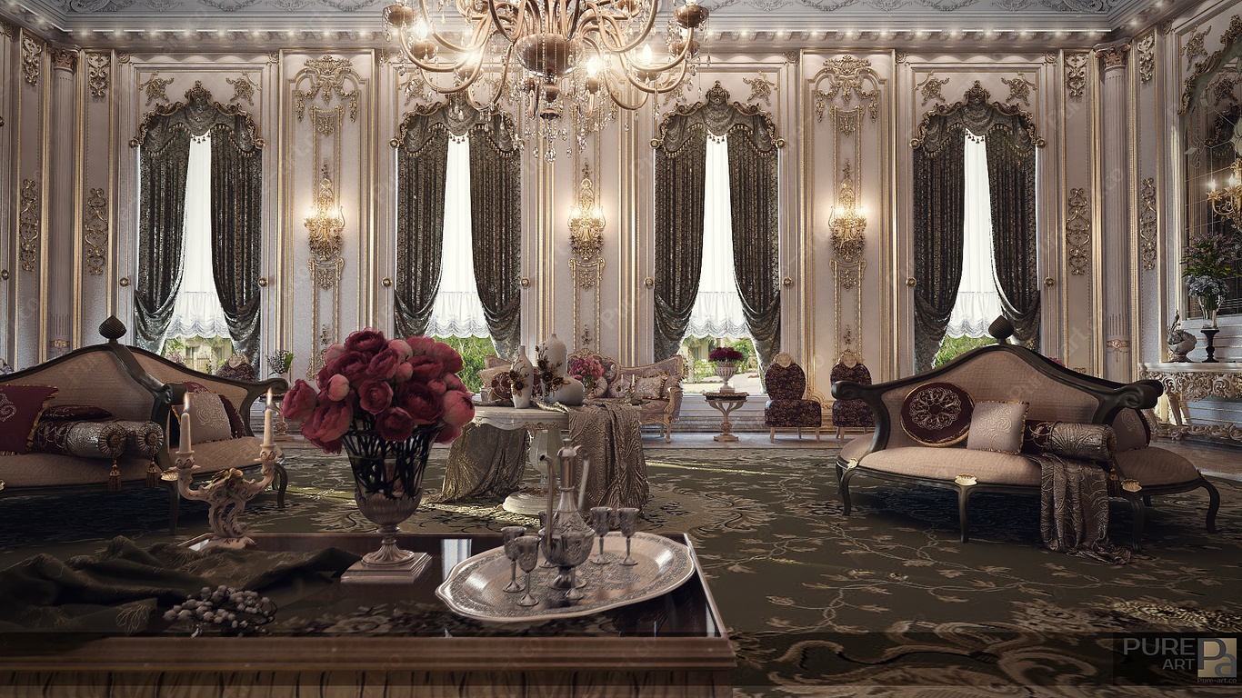 luxury-palace ladies majlis | pure art - CGarchitect - Architectural ...