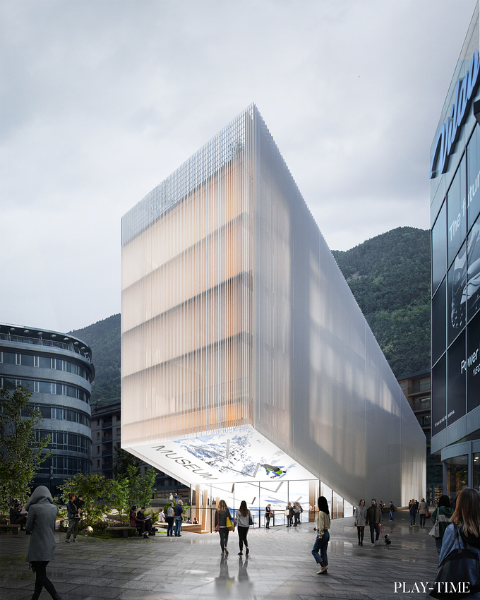 Stairway to heaven...
Congratulations to Orteu Riba Arquitectes for winning FIRST PRIZE for the new headquarters of Andorra Telecom. [images by PLAY-TIME Barcelona ]