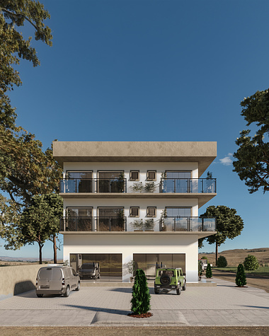 CGI - Commercial and Residential Building.