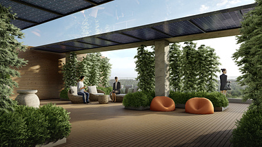 JTC CleanTech 2 - Rooftop Design, Singapore