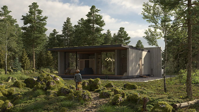 A full CGI image made with Corona. The goal was to create a photorealistic nature environment.