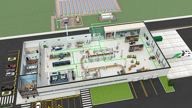 Light Manufacturing Building: Cutaway and Details