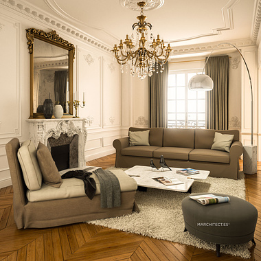 Haussmann classic style interior