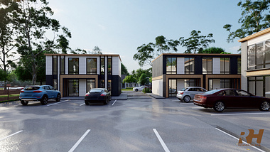 Town House 3D Rendering