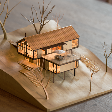 Scale model - Sunshine Canyon House