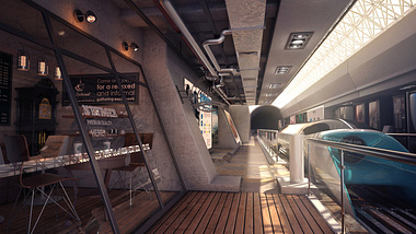 Hyperloop station