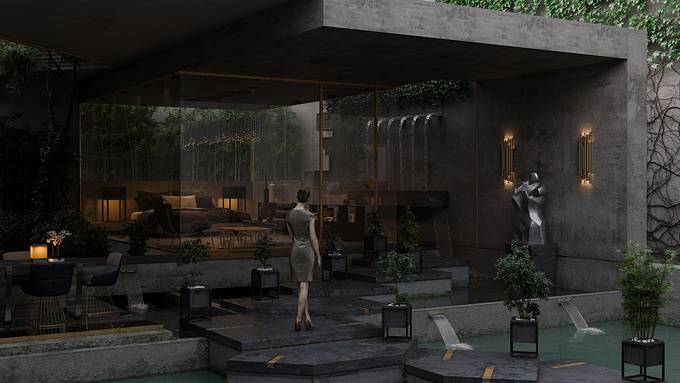 MRHB - http://www.mrhb.me
A combination of the past and the future, an abandoned space turned into a residential which brought nature into it.