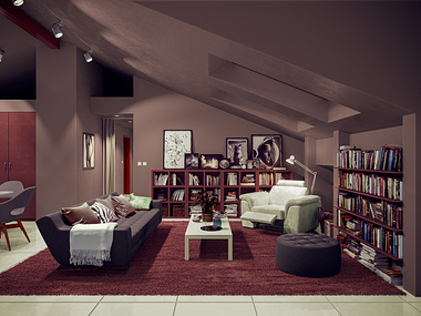 Living Room, Color Desing