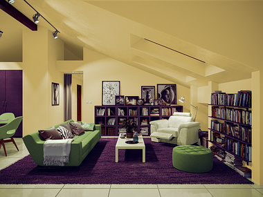 Living Room, Color Desing