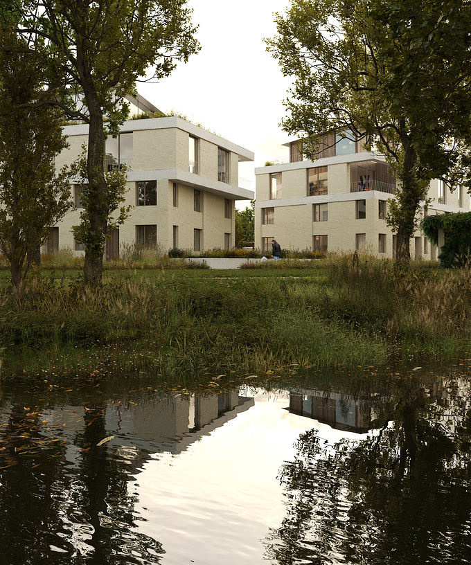 A glimpse into the beautiful and green oriented housing project in Belgium. 