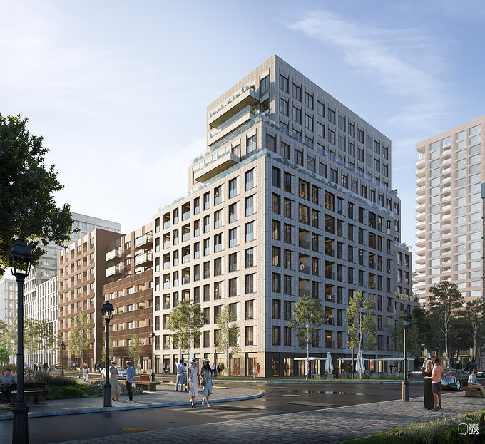 New real estate project in Amsterdam! Project by PowerhouseCompany and Rijnboutt, development by Certitudo Capital.

